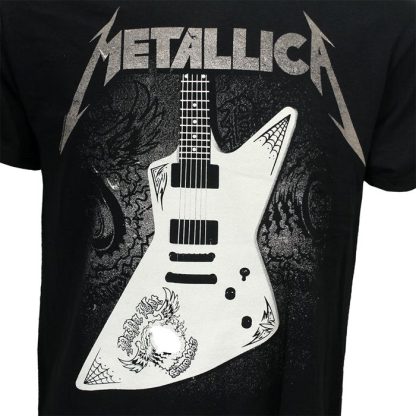 Band Merchandise Metallica Papa The Guitar T-Shirt - Image 3