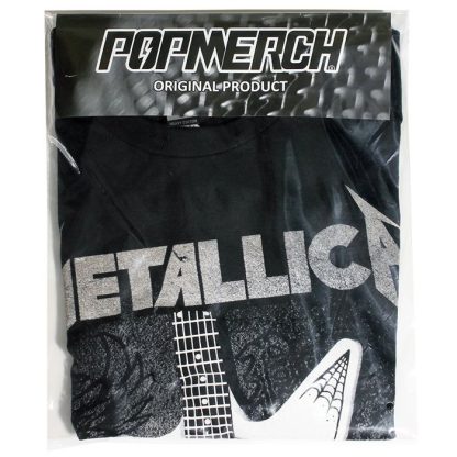 Band Merchandise Metallica Papa The Guitar T-Shirt - Image 4