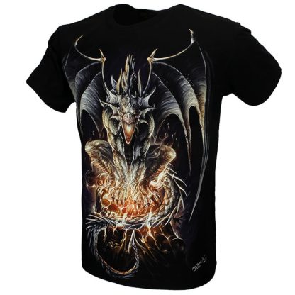 Lucifer's Dragon From Hell T-Shirt - Image 2