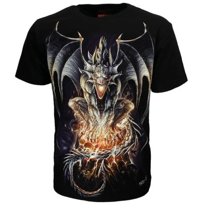 Lucifer's Dragon From Hell T-Shirt - Image 4