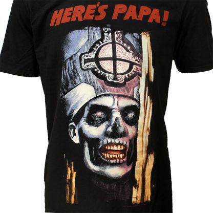 Band Merchandise Ghost Here's Papa T-Shirt - Image 5