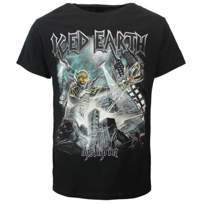 Band Merchandise Iced Earth Dystopia T-Shirt - Image 4