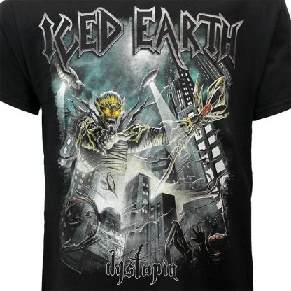 Band Merchandise Iced Earth Dystopia T-Shirt - Image 5
