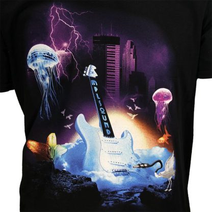 Band Merchandise Prince Lotus Flower T-Shirt - Image 4