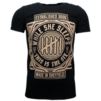 Band Merchandise While She Sleeps This Is The Six T-Shirt