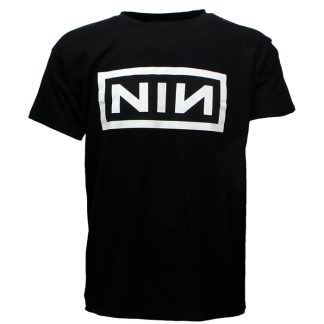 Band Merchandise Nine Inch Nails Logo Band T-Shirt Black