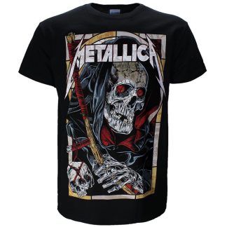 Band Merchandise Metallica Death Reaper T-Shirt Black