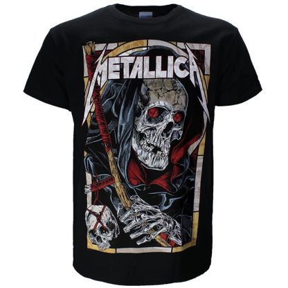 Band Merchandise Metallica Death Reaper T-Shirt Black