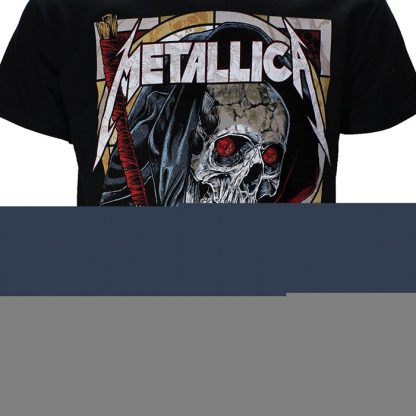 Band Merchandise Metallica Death Reaper T-Shirt Black - Image 3
