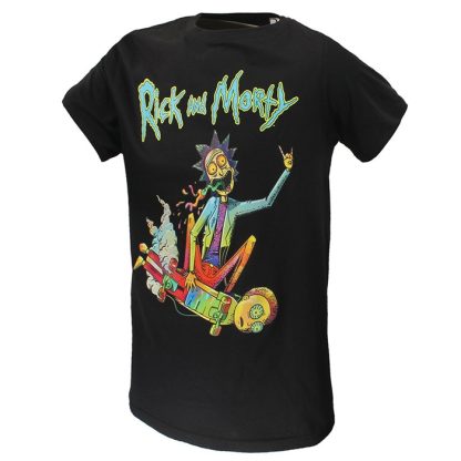 Rick and Morty Rick and Morty Psychedelic Rick Epic Skateboard T-Shirt - Image 2