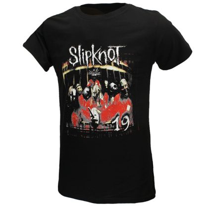 Band Merchandise Slipknot Debut Album 19YR Anniversary T-Shirt - Image 2