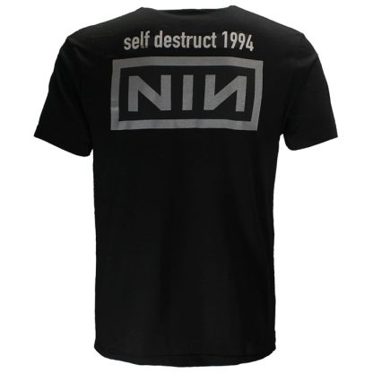 Band Merchandise Nine Inch Nails Self Destruct 1994 T-Shirt - Image 5