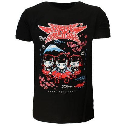 Band Merchandise Babymetal Pixel Tokyo T-Shirt