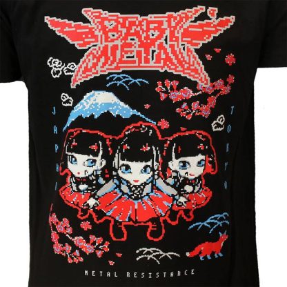 Band Merchandise Babymetal Pixel Tokyo T-Shirt - Image 3