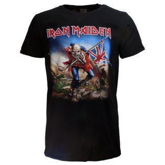 Band Merchandise Iron Maiden The Trooper T-Shirt Black