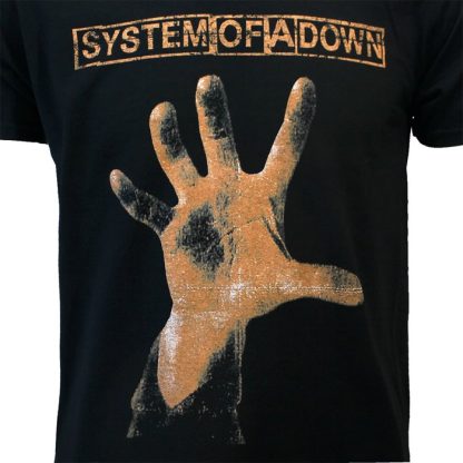 Band Merchandise System Of A Down Hand T-Shirt - Image 3