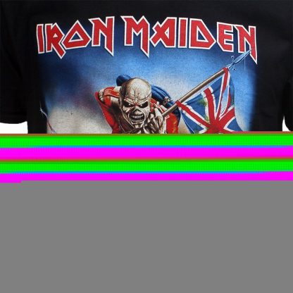 Band Merchandise Iron Maiden The Trooper T-Shirt Black - Image 3