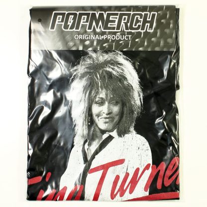 Band Merchandise Tina Turner Photo Pose Red Logo T-Shirt - Image 4