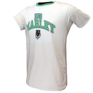 Band Merchandise Bob Marley University Crest Three Little Birds T-Shirt