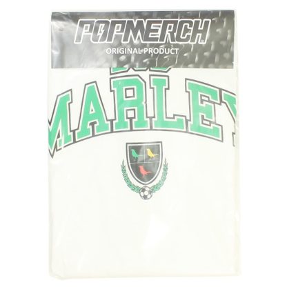 Band Merchandise Bob Marley University Crest Three Little Birds T-Shirt - Image 4