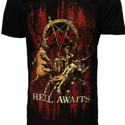 Band Merchandise Slayer Hell Awaits T-Shirt - Image 3