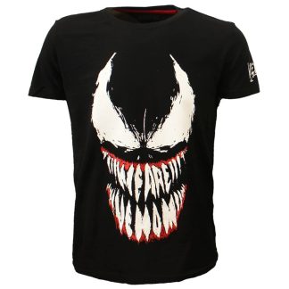 Venom Marvel Spider-Man We Are Venom T-Shirt Black/White
