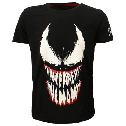 Venom Marvel Spider-Man We Are Venom T-Shirt Black/White