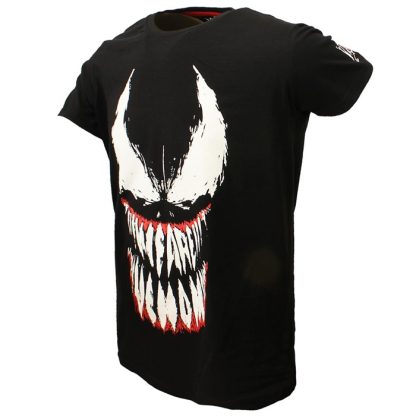 Venom Marvel Spider-Man We Are Venom T-Shirt Black/White - Image 2