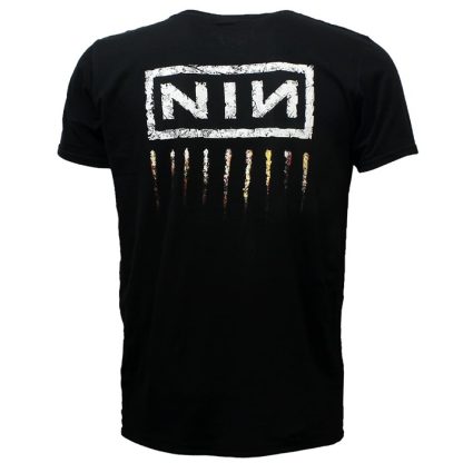 Band Merchandise Nine Inch Nails NIN Downward Spiral Band T-Shirt black - Image 2
