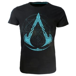 Assassin's Creed Assassin's Creed Valhalla Crest Grid T-Shirt Black