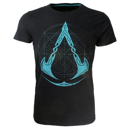 Assassin's Creed Assassin's Creed Valhalla Crest Grid T-Shirt Black