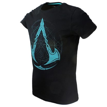 Assassin's Creed Assassin's Creed Valhalla Crest Grid T-Shirt Black - Image 2