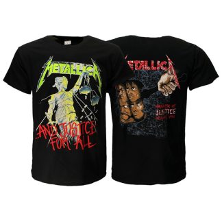 Band Merchandise Metallica And Justice For All Original Album T-Shirt