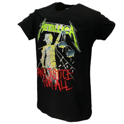 Band Merchandise Metallica And Justice For All Original Album T-Shirt - Image 2
