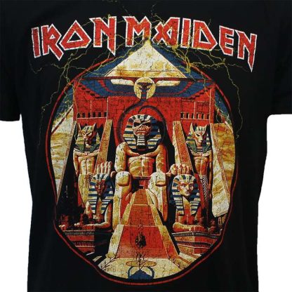 Band Merchandise Iron Maiden Powerslave Band T-Shirt - Image 3