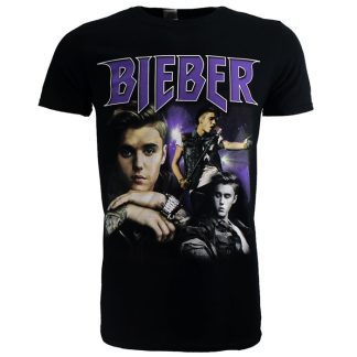 Band Merchandise Justin Bieber JB Homage T-Shirt