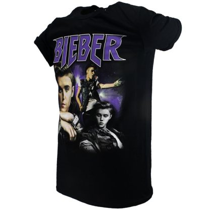 Band Merchandise Justin Bieber JB Homage T-Shirt - Image 3