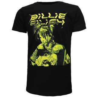 Band Merchandise Billie Eilish Illustrated T-Shirt