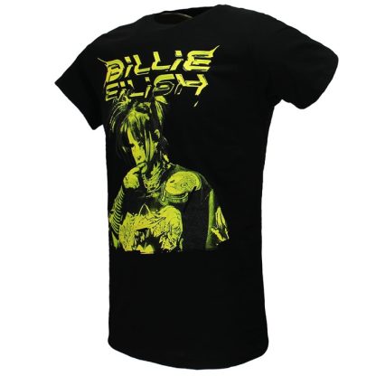 Band Merchandise Billie Eilish Illustrated T-Shirt - Image 2