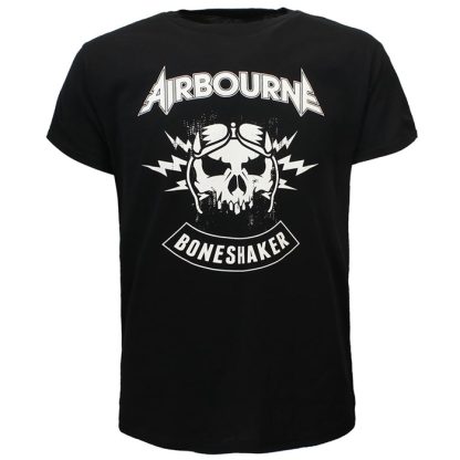 Band Merchandise Airbourne Rock and Roll Boneshaker T-Shirt - Official Band Merchandise