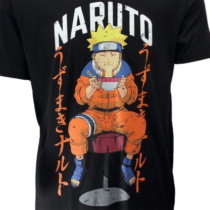 Naruto Naruto Eating Ramen T-Shirt - Image 3