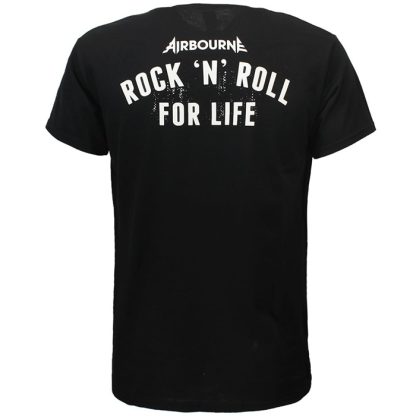 Band Merchandise Airbourne Rock and Roll Boneshaker T-Shirt - Official Band Merchandise - Image 2