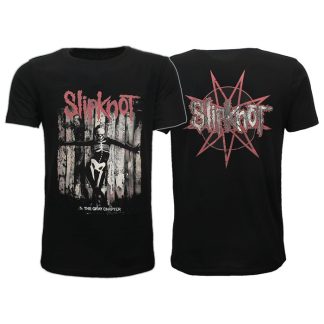 Band Merchandise Slipknot The Gray Chapter Album Design T-Shirt