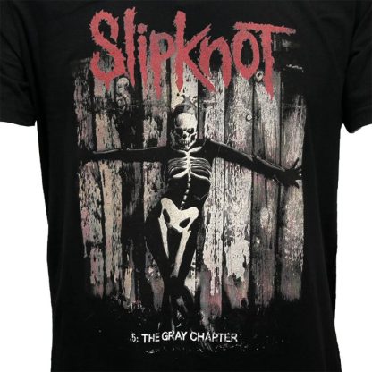 Band Merchandise Slipknot The Gray Chapter Album Design T-Shirt - Image 5