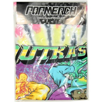 Band Merchandise OutKast Superheroes Dip Dye T-Shirt - Image 6
