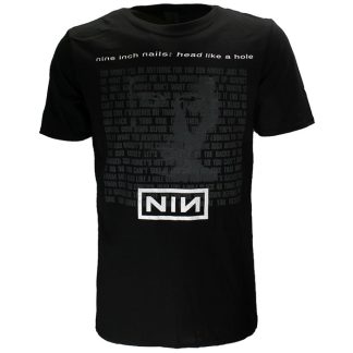 Band Merchandise Nine Inch Nails Head Like A Hole T-Shirt