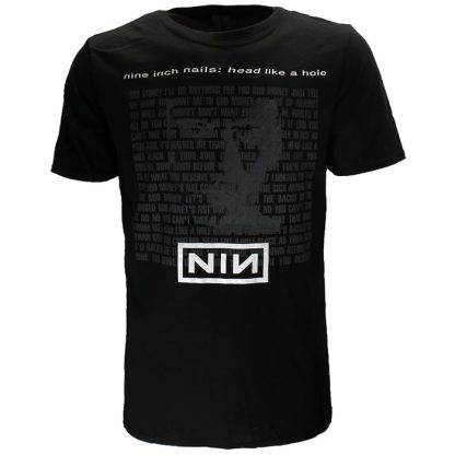 Band Merchandise Nine Inch Nails Head Like A Hole T-Shirt