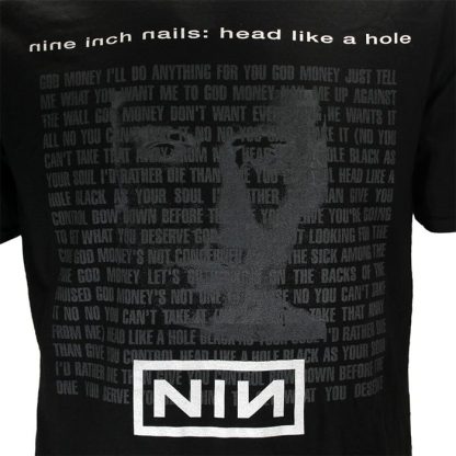 Band Merchandise Nine Inch Nails Head Like A Hole T-Shirt - Image 3