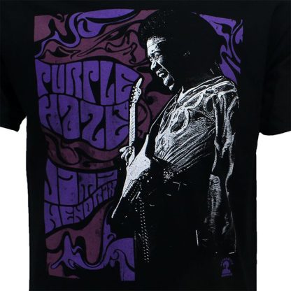 Band Merchandise Jimi Hendrix Purple Haze T-Shirt - Image 3