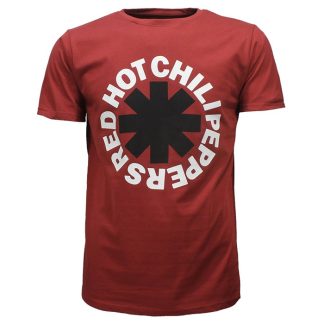 Band Merchandise Red Hot Chili Peppers Asterisk T-Shirt Red